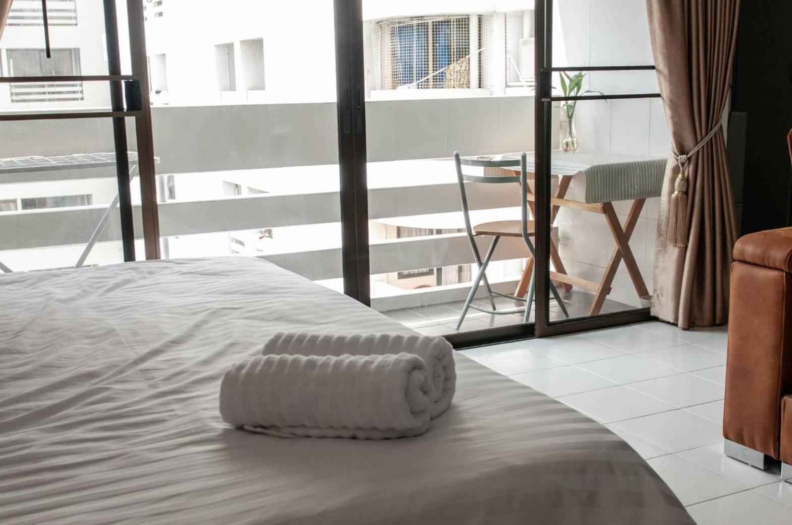 Cozy 1Br Walk To Bts And Airport Rail Link Close To Malls T Bangkok Exterior photo